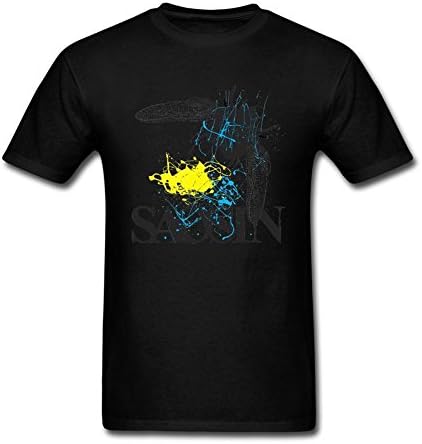 TYMLLER Men's Saosin Art Logo T-shirt Size L Black