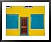 Facade Of House, Stanley, East Falkland, Falkland Islands Framed Art Poster Print by Tony Wheeler, 31x25