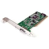 StarTech.com 1 Port eSATA + 1 Port SATA PCI SATA Controller Card with LP Bracket PCIESATA2I