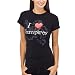 Licensed Black I Love Vampire Graphic Tees - XSmall