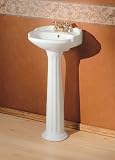 Cheviot 1044BIS16-4 Biscuit Victorian 16 Pedestal Lavatory with 4 Faucet Centers from the Victoria