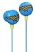 iHip DCF10163WW Classic Wonder Woman Logo Hi-Fi Noise Reducing Ear Buds (Earphones) Blue/Yellow