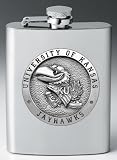 Kansas Jayhawks 8 oz Stainless Steel Flask - NCAA College Athletics