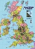 Great Britain (Map) Art Poster Print - 24  X 36