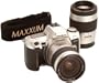 Minolta Maxxum XTsi Panorama 35mm SLR Camera Kit w/ 28-80mm & 70-210mm Lenses, Silver