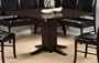 6 Piece Dining Table Corner Unit in Deep Cappuccino Finish by Coaster - 101761