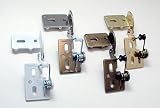 Youngdale 3/8 Inset Self Closing Knife Hinge For 3/4 Minimum Thickness Door Nickel