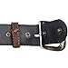 Atitlan Leather Men's Leather Money Belt with Interchangeable Buckle