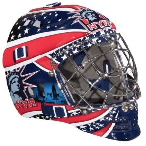 New York Rangers Full Size NHL Youth Goaltenders Mask
