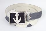 Whimsical Originals Custom Belt with Studded Anchor Buckle