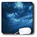 Sandy Mertens Tile Designs - Dark Blue Clouds Tile Pattern - Mouse Pads