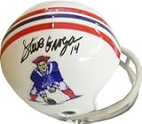 Steve Grogan signed New England Patriots Throwback 2bar Mini Helmet Steve Grogan signed New England Patriots Throwback 2bar Mini Helmet