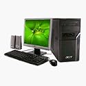 Acer Aspire AM1100-U1302A Desktop (2.2 GHz AMD Athlon 64 X 2 4200+ Processor, 1 GB RAM, 250 GB Hard Drive, DVD Drive) Vista Premium