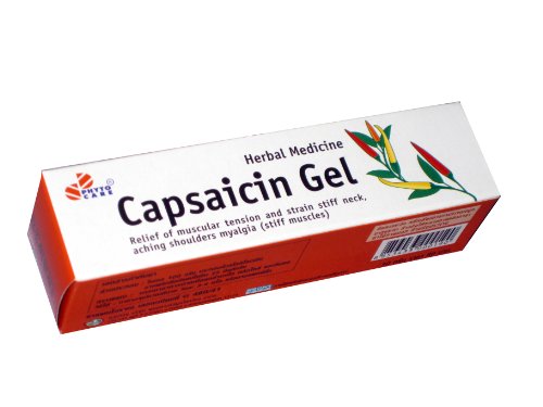 La capsaïcine 0,025% Gel chaude pour la douleur musculaire, 30g Ache La capsaïcine 0,025% Gel chaude pour la douleur musculaire, 30g Ache