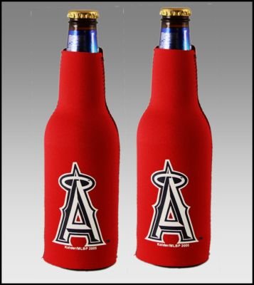 SET OF 2 LOS ANGELES ANGELS BOTTLE SUIT KOOZIES COOZIES