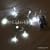Battery LED Fairy Lights WHITE 10 Bulbs - Static