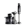 Kenwood kMix HB894 TriBlade Hand Blender, Peppercorn Black