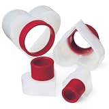 Cuisipro Snap Fit Cookie Cutters Set of 5, Heart Shapes