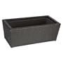 DMC Products 24-Inch Hexagon Resin Wicker Vista Planter