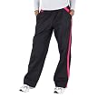 C9 by Champion&reg; Relaxed Fit Woven Running Pant With Side Ankle Zipper - Black/Pink