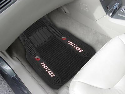 Heavy Duty Set of 2 Deluxe Front Mats for Cars SUV and Trucks NBA - Portland Trail Blazers 20 x 27 Inches