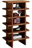 Courante Media Shelf 53hx28w Walnut