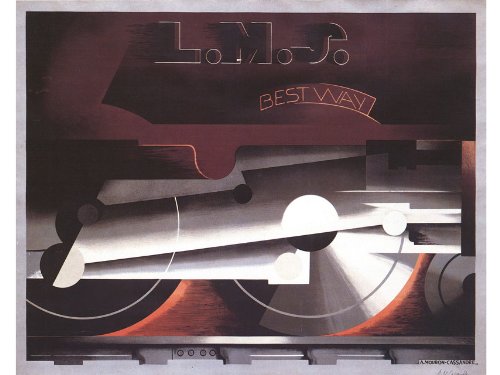A.M. Cassandre - L.M.S Best Way, 1928 Art Print