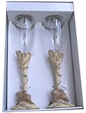 Hortense B. Hewitt Wedding Accessories Country Flair Champagne Toasting Flutes