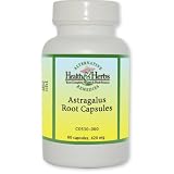 Alternative Health & Herbs Remedies Astragalus Root Capsules, 60-Count Bottle (Pack of 2)