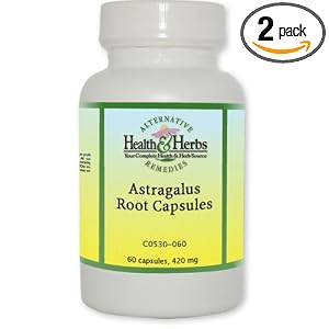 Alternative Health and Herbs Remedies Astragalus Root Capsules, 60-Count Bottle (Pack of... by ALTERNATIVE Health & Herbs REMEDIES