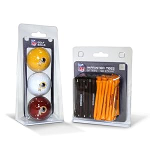 NFL Washington Redskins 3 Pack Baseballs (50 Pack Team Tees)