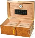 The Tuscany 75-100 Cigar Humidor Burl