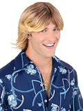 70s Blond Wig Surfer Costume Wig Ladies Man California Wig