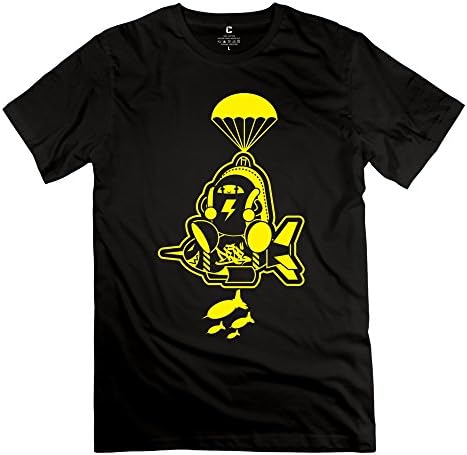 100% Cotton Crazy Drop Skillz Tee Shirts For Men's - Round Neck