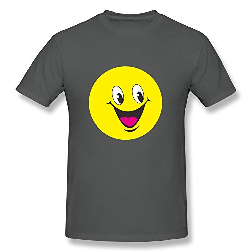 CPY Men’s Rustic Laughter Cotton T Shirt Tee DeepHeather L