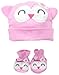Gerber Baby-Girls Newborn Novelty Cap and Mitten Set