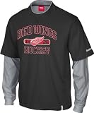 Detroit Red Wings Splitter Long Sleeve T-Shirt - Small