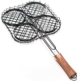 Charcoal Companion Hamburger Basket for 4 Hamburgers