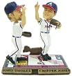 Atlanta Braves Jones & Smoltz Forever Collectibles Bobble Mates - Baseball Sports Merchandise