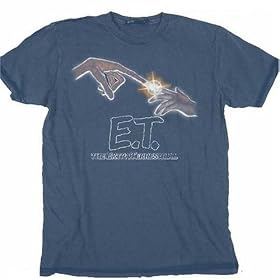 ET The Extraterrestrial E.T. t-shirt tee Denim Blue