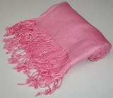 Pashmina Scarf Shawl Wrap Throw Light Pink