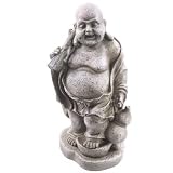 Chinese Buddha with Staff Garden Ornament