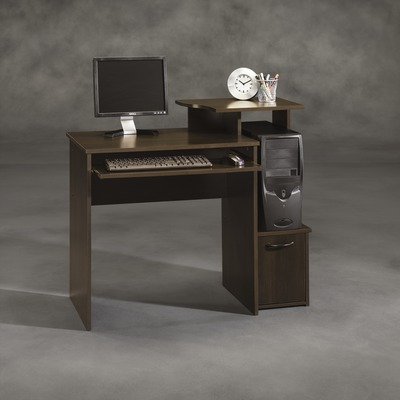 Sauder Office Beginnings Wood Computer Desk in Cinnamon Cherry