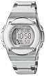 CASIO Baby-G Sweet Poison White Watch with Digital Dial and Metal Band. Model: MSG161C-7V