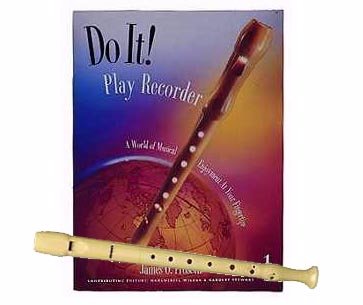 Recorder Pack: Hohner 1-Piece Soprano Recorder with Do It! Play Recorder! Book