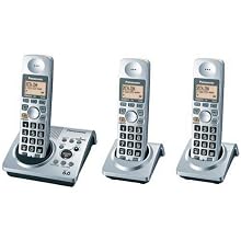 Panasonic DECT 6.0-Series 3-Handset Cordless Phone System with Answering System (KX-TG1033S)