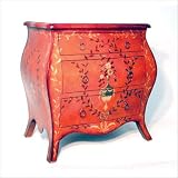 Lacquer Bombay Chest in Orange