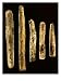 A Selection of Gold Bars Recovered from the Wreck of the Spanish Galleon Nuestra Seno...