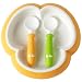 BABYBJÖRN Plate and Spoon - Yellow