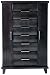 Jewelry : Milano Jewelry Armoire - Ebony MA-36
